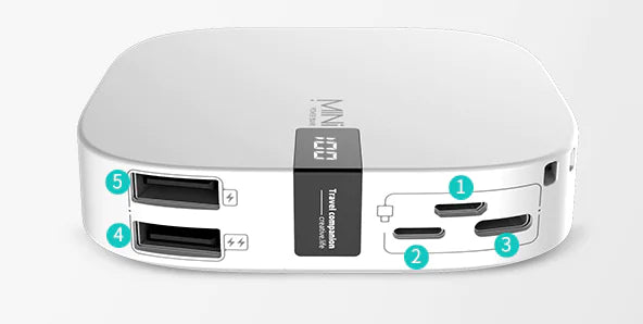 Mini 10,000mAh Power Bank – Compact Power, Maximum Performance
