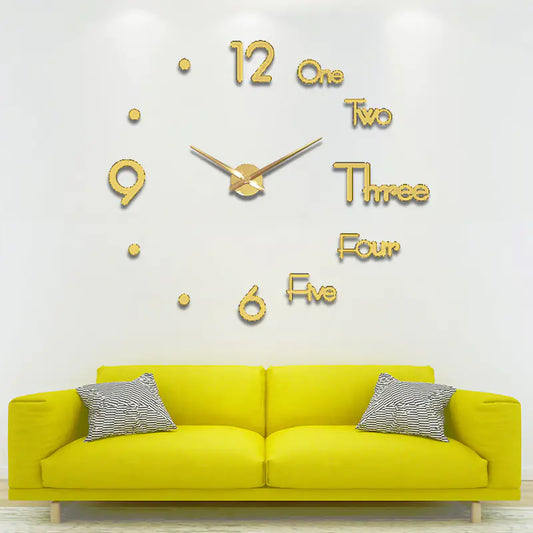 Sleek Nordic Silent Wall Clock