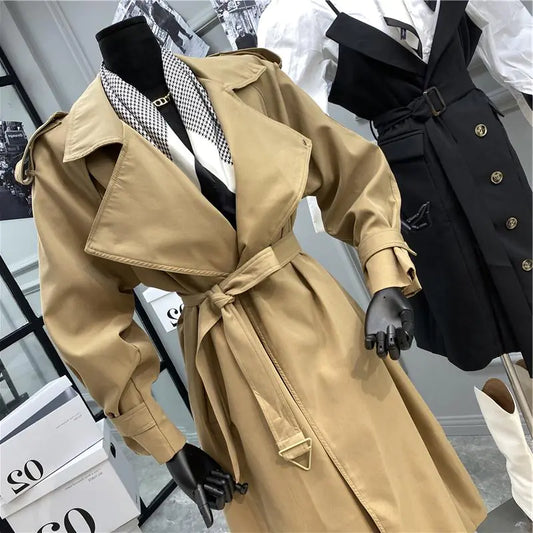British Elegance Long Windbreaker