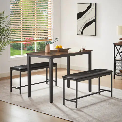 Rustic Industrial Dining Ensemble