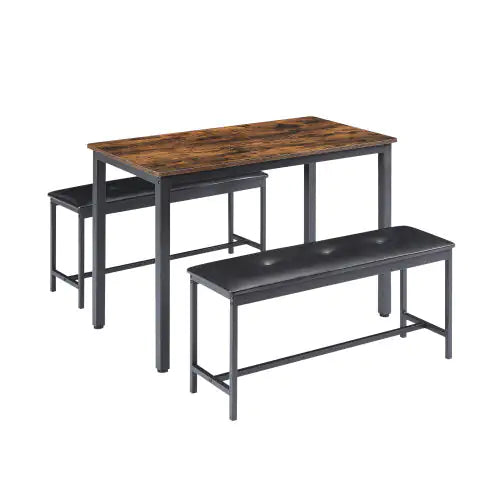 Rustic Industrial Dining Ensemble