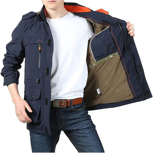 All-Weather Men's Hooded Jacket