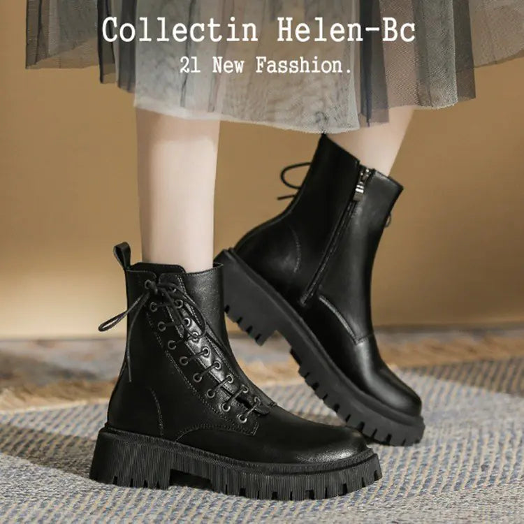 All-Match Thick-Soled Short Martin Boots