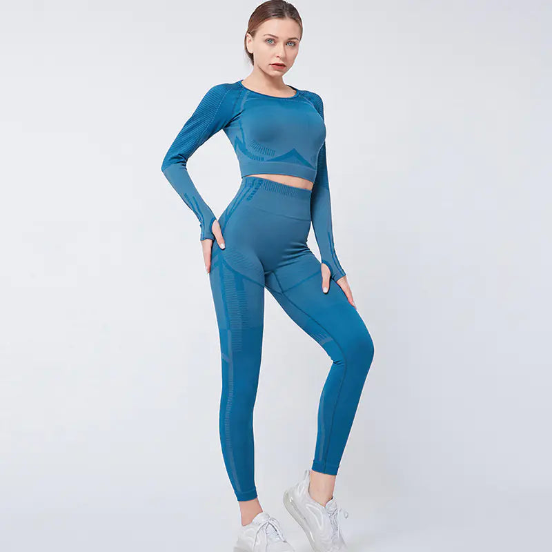 SleekFit Seamless Yoga Top/ Set