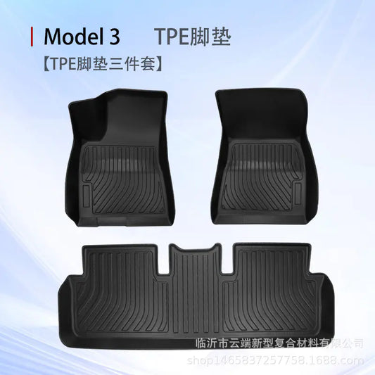 All-Weather TPE Floor Mats for Tesla Model 3/Y/S/X